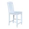 International Concepts Seaside CounterHeight Stool, 24" Seat Height, White S08-452 - alternate 6